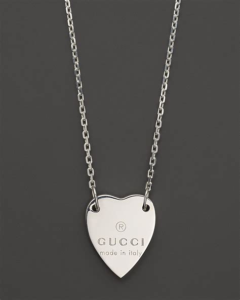 bracciale gucci toggle heart|Gucci engraved heart necklace.